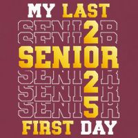 My Last First Day Senior 2025 Back To School Class Of 2025 16oz Travel Tumbler