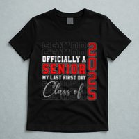 My Last First Day Senior 2025 Back To School Class Of 2025 T-Shirt