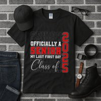 My Last First Day Senior 2025 Back To School Class Of 2025 Tall T-Shirt