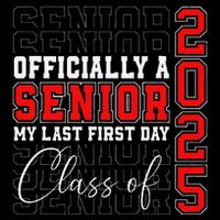 My Last First Day Senior 2025 Back To School Class Of 2025 Toddler T-Shirt