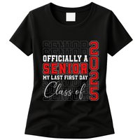 My Last First Day Senior 2025 Back To School Class Of 2025 Womens T-Shirt