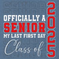 My Last First Day Senior 2025 Back To School Class Of 2025 Garment-Dyed Sweatshirt