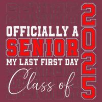 My Last First Day Senior 2025 Back To School Class Of 2025 16oz Travel Tumbler