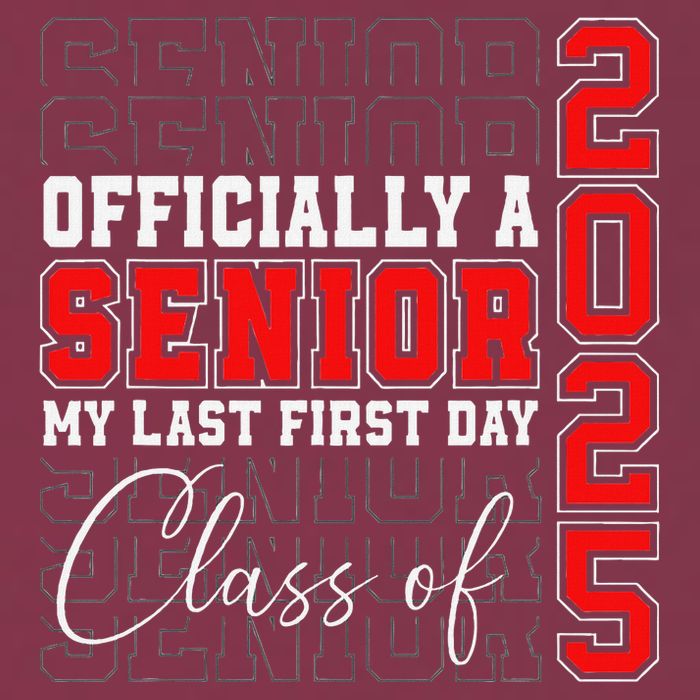 My Last First Day Senior 2025 Back To School Class Of 2025 16oz Travel Tumbler