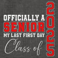 My Last First Day Senior 2025 Back To School Class Of 2025 Vector Backpack