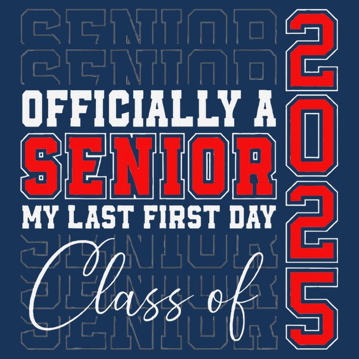 My Last First Day Senior 2025 Back To School Class Of 2025 Infant Baby Jersey Bodysuit