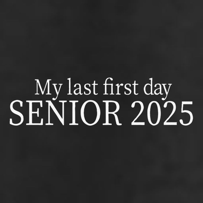 My Last First Day Senior 2025 Sweat Golf Towel