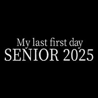 My Last First Day Senior 2025 Sweat Wool Snapback Cap