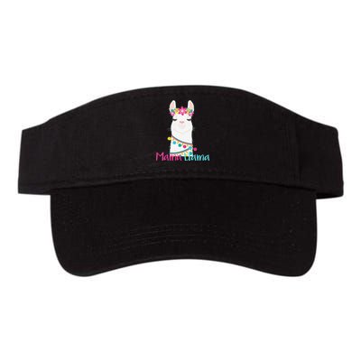 Mama Llama Funny Mother's Day Mom Birthday Valucap Bio-Washed Visor