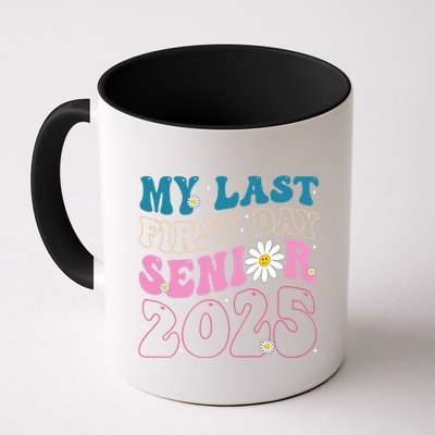 My Last First Day Senior 2025 Daisy Back To School Mug