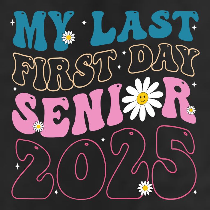My Last First Day Senior 2025 Daisy Back To School 15oz Campfire Ceramic Mug