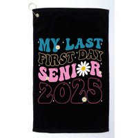 My Last First Day Senior 2025 Daisy Back To School Golf Towel