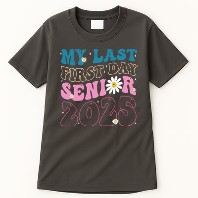 My Last First Day Senior 2025 Daisy Back To School Tall T-Shirt