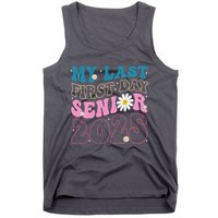 My Last First Day Senior 2025 Daisy Back To School Tank Top