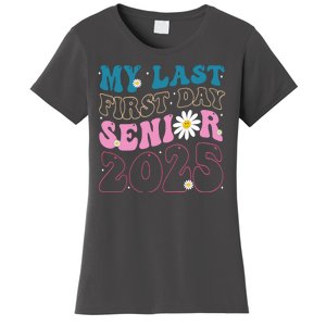 My Last First Day Senior 2025 Daisy Back To School Women's T-Shirt