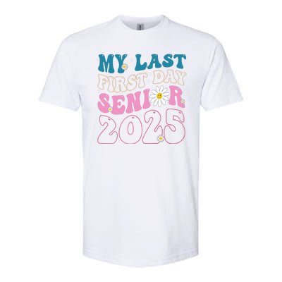 My Last First Day Senior 2025 Daisy Back To School Softstyle® CVC T-Shirt