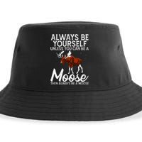 Moose Lover Funny Saying Moose Sustainable Bucket Hat