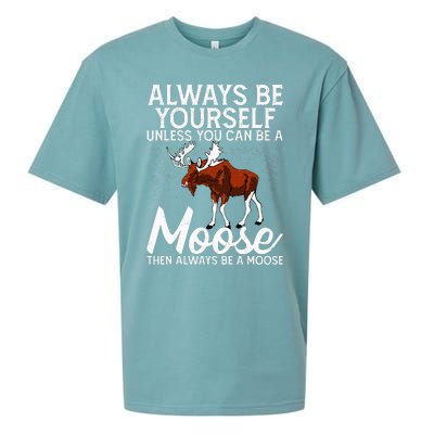 Moose Lover Funny Saying Moose Sueded Cloud Jersey T-Shirt