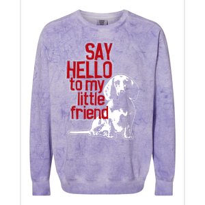 My Little Friend Meaningful Gift Colorblast Crewneck Sweatshirt