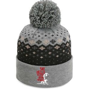 My Little Friend Meaningful Gift The Baniff Cuffed Pom Beanie