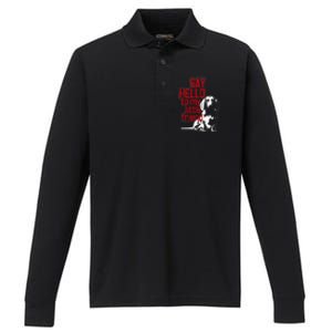 My Little Friend Meaningful Gift Performance Long Sleeve Polo