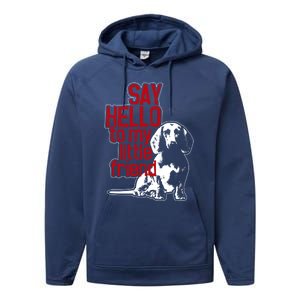 My Little Friend Meaningful Gift Performance Fleece Hoodie