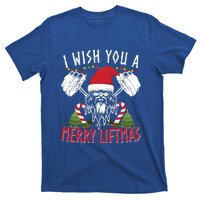 Merry Liftmas Funny Lifting Xmas Santa Funny Gift T-Shirt