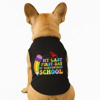 My Last First Day Of Elementary School Back To School Doggie Tank