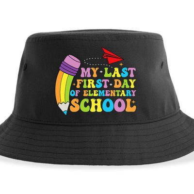 My Last First Day Of Elementary School Back To School Sustainable Bucket Hat