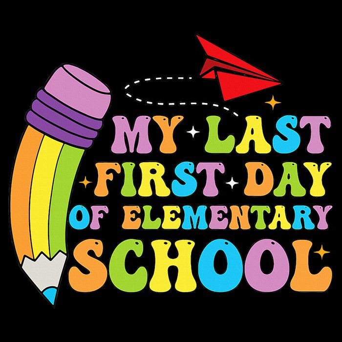 My Last First Day Of Elementary School Back To School Bucket Hat