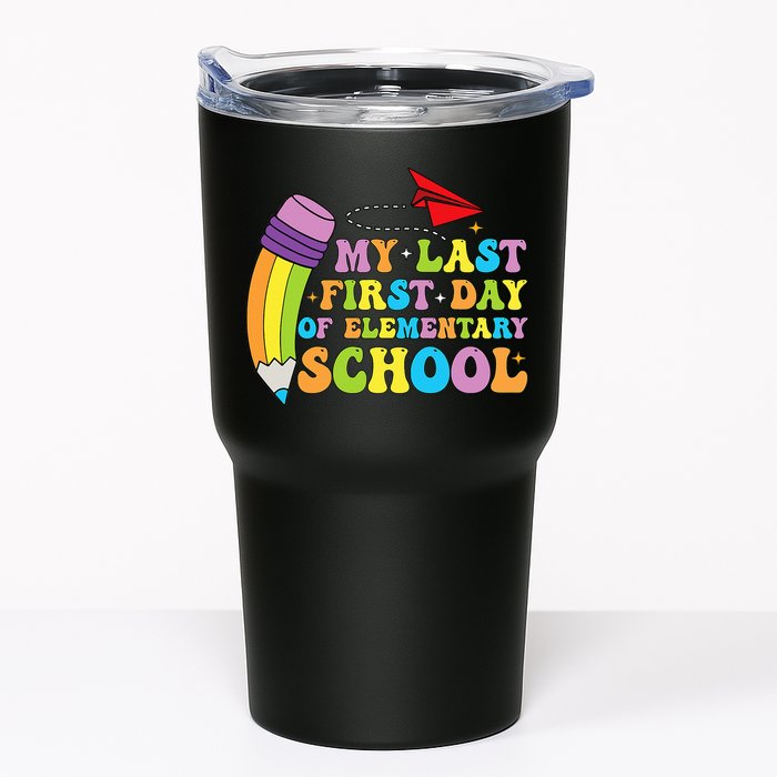 My Last First Day Of Elementary School Back To School Tumbler