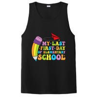 My Last First Day Of Elementary School Back To School PosiCharge Competitor Tank