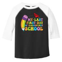My Last First Day Of Elementary School Back To School Toddler Fine Jersey T-Shirt