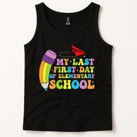 My Last First Day Of Elementary School Back To School Tank Top