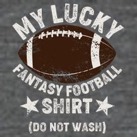 My Lucky Fantasy Football Shirt Do Not Wash 7 Panel Mesh Trucker Snapback Hat