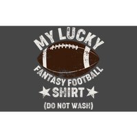 My Lucky Fantasy Football Shirt Do Not Wash Bumper Sticker