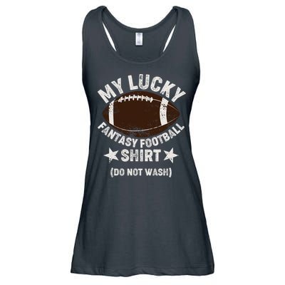 My Lucky Fantasy Football Shirt Do Not Wash Ladies Essential Flowy Tank
