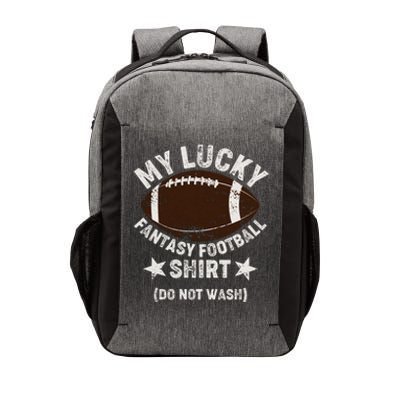 My Lucky Fantasy Football Shirt Do Not Wash Vector Backpack