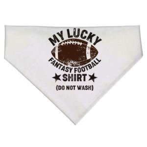 My Lucky Fantasy Football Shirt Do Not Wash USA-Made Doggie Bandana