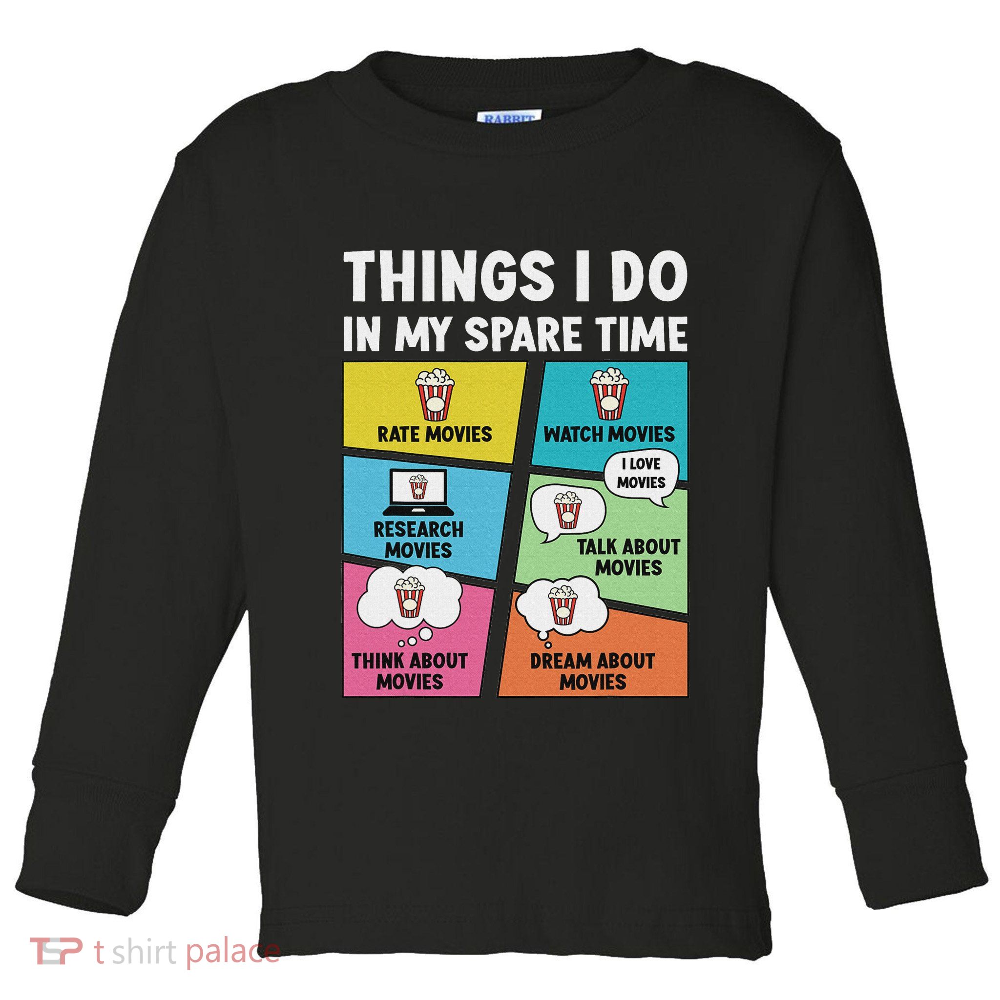 Movie Lover Film Enthusiast Cinema Lover Cinephile Toddler Long Sleeve Shirt