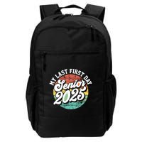 My Last First Day School Senior 2025 Class Of 2025 Vintage Great Gift Backpack