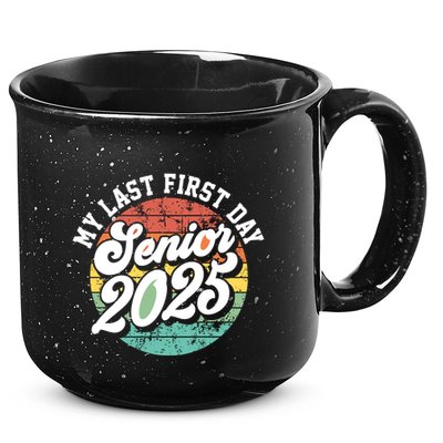 My Last First Day School Senior 2025 Class Of 2025 Vintage Great Gift 15oz Campfire Ceramic Mug
