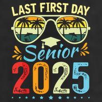 My Last First Day Senior 2025 Back To School Class Of 2025 Cool Comfort Performance Bucket Hat