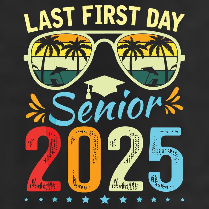 My Last First Day Senior 2025 Back To School Class Of 2025 Cool Comfort Performance Bucket Hat