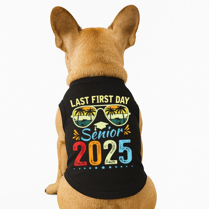 My Last First Day Senior 2025 Back To School Class Of 2025 Doggie Tank