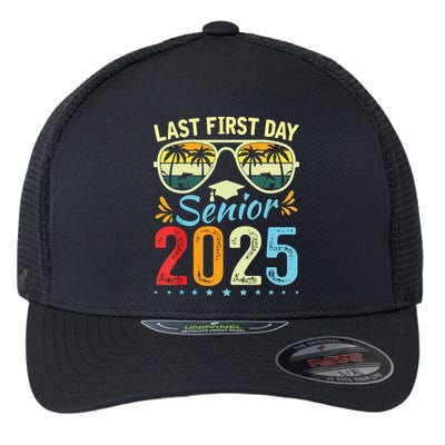 My Last First Day Senior 2025 Back To School Class Of 2025 Flexfit Unipanel Trucker Cap