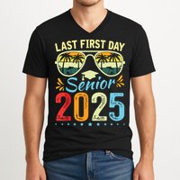 My Last First Day Senior 2025 Back To School Class Of 2025 V-Neck T-Shirt