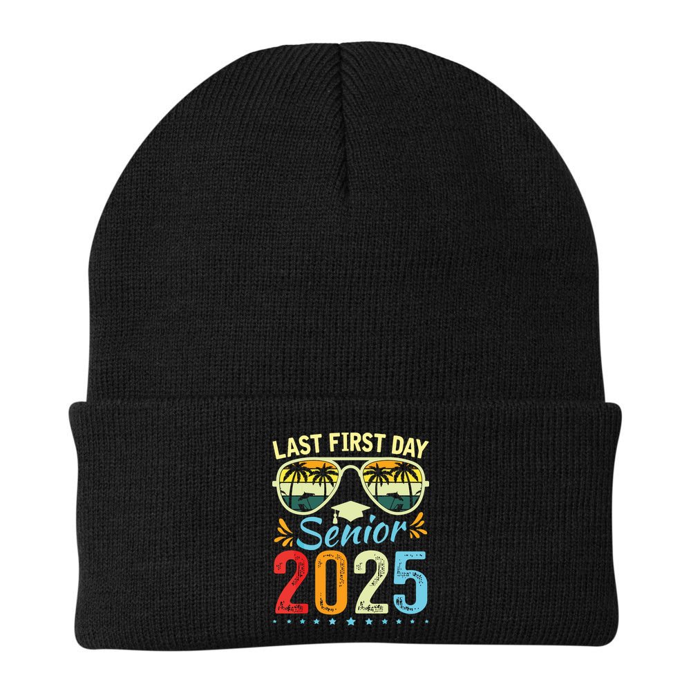 My Last First Day Senior 2025 Back To School Class Of 2025 Beanie