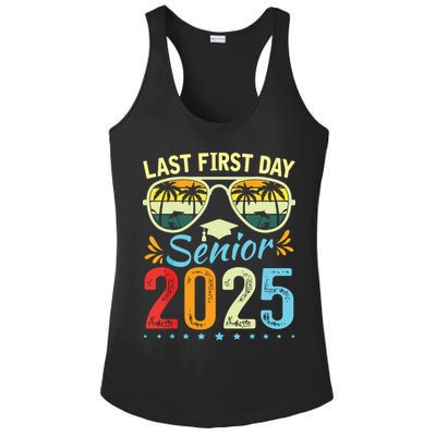 My Last First Day Senior 2025 Back To School Class Of 2025 Ladies PosiCharge Competitor Racerback Tank