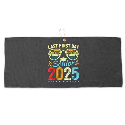 My Last First Day Senior 2025 Back To School Class Of 2025 Large Microfiber Waffle Golf Towel